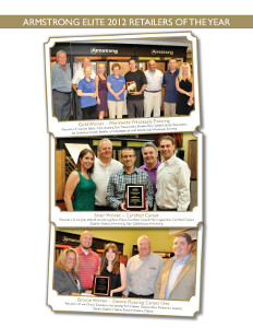 2012 Armstrong Elite Retailer of The Year Winners