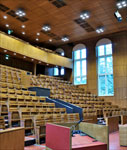 ETAP Custom LED Luminaires Illuminate Historic Lecture Hall