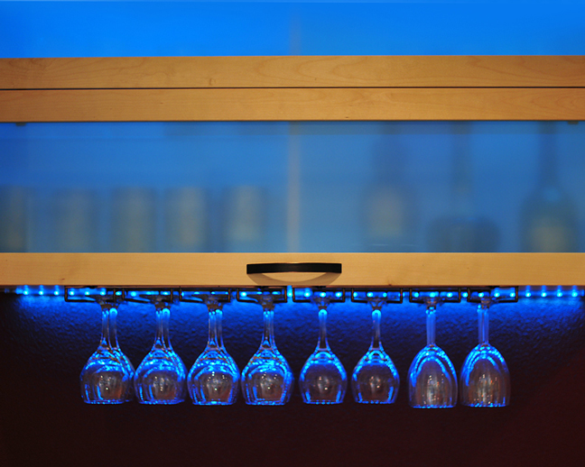 Ayelet Designs Under Cabinet LED Wine Lighting