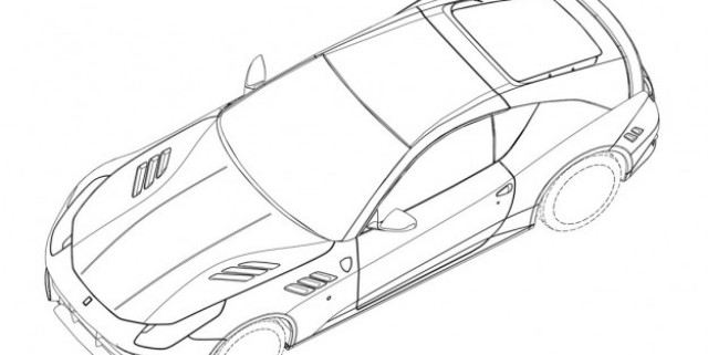 Ferrari Coupe Revealed in Patent Images
