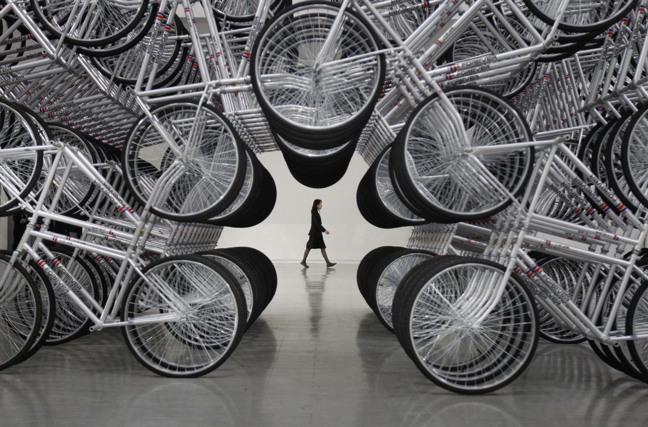Ai Weiwei's Forever Bicycles: 3, 144 Bikes & Light_3