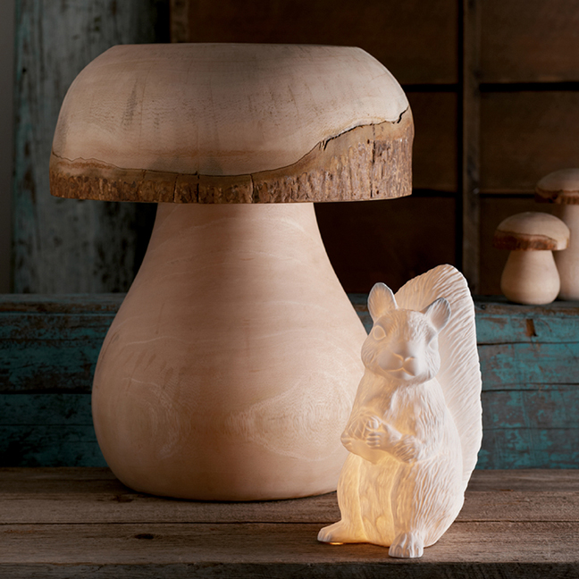 Roost's Table Dwelling Squirrel Lamp