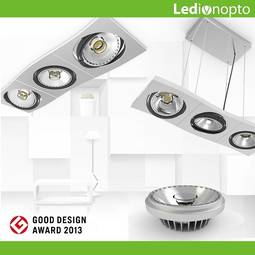 Ledionopto 17W AR111 Module and Lighting Series Won Good Design Award 2013