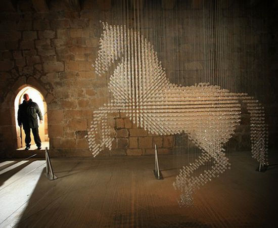 Stella Mccartney's Lucky Spot Swarovski Horse Chandelier