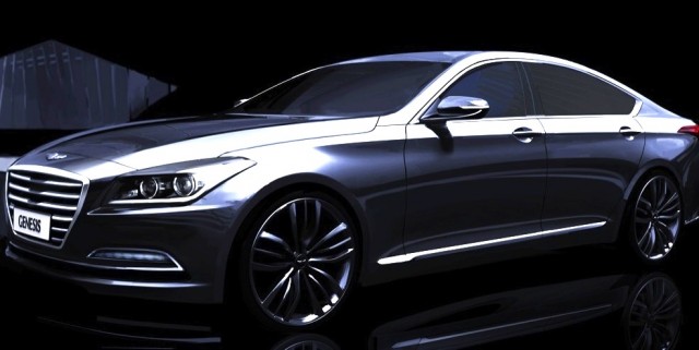 Hyundai Genesis Sedan: Official Renderings Reveal Exterior Design