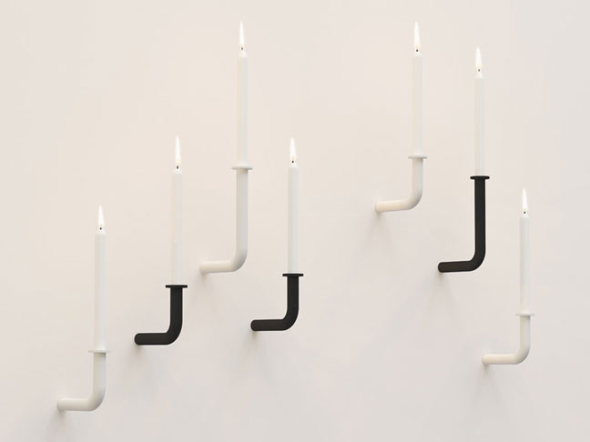 The Wall of Flame Candle Holder by Frederick Roije
