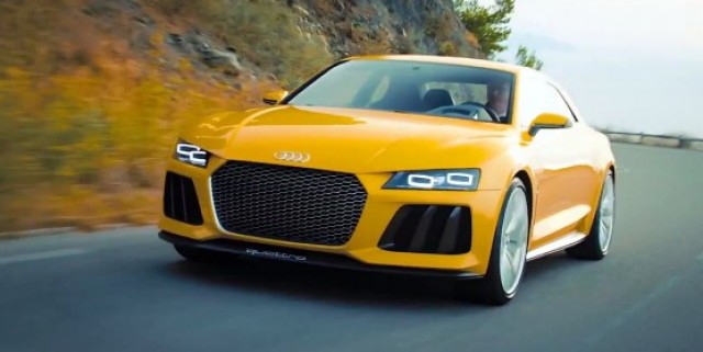 Audi Sport Quattro Concept Hits The Road to Thank Facebook Fans
