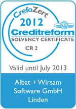 Crefozert: A+W Has Top Credit Standing!
