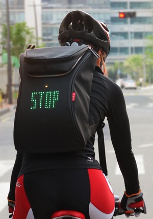 Korean Designer Kickstarts LED Bag for Bikers