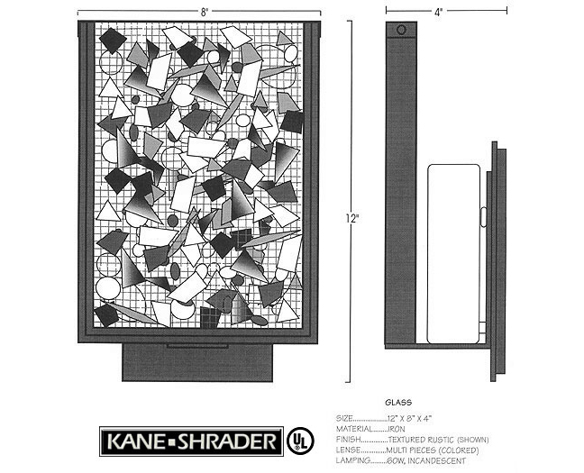 Kane Shrader's Mosaic Glass Wall Sconce_1