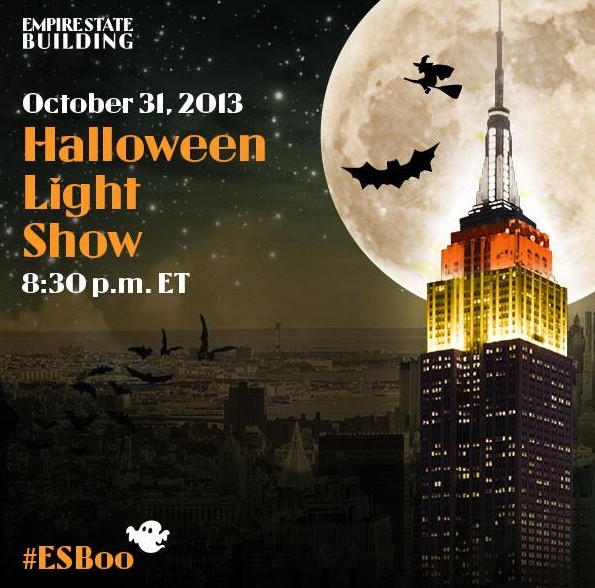Halloween Light Show Will be Held at The Empire State Building