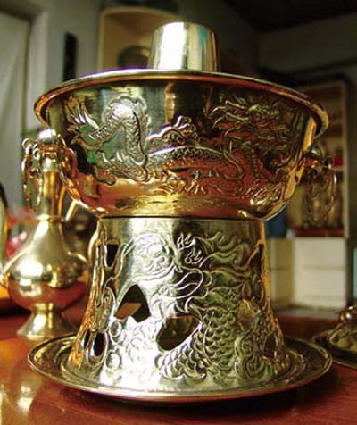Copper Hotpot, a Unique Handicraft of Datong, Shanxi_3