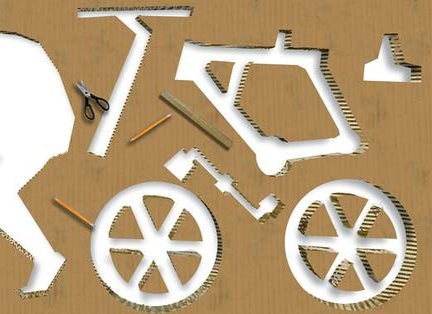 Izhar Gafni Proves That a Cardboard Bicycle Is Possible_1