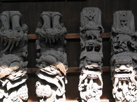 Three Types of Huizhou Carving_1