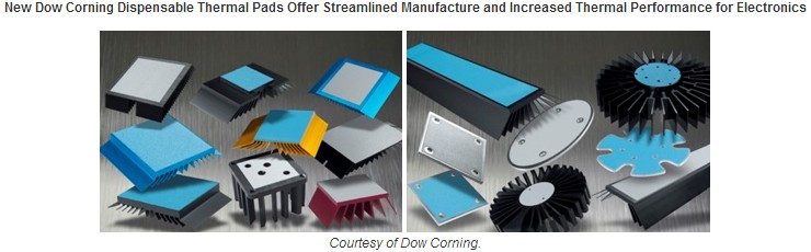 Dow Corning Launches New Dispensable Thermal Pads