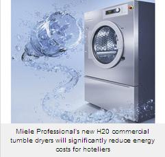 Miele's New H20 Tumble Dryers 'virtually Eliminate' Running Costs for Hoteliers