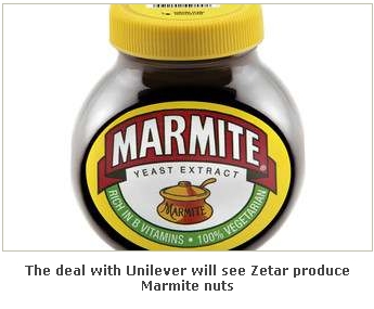 Zetar Signs Unilever Marmite Licensing Deal