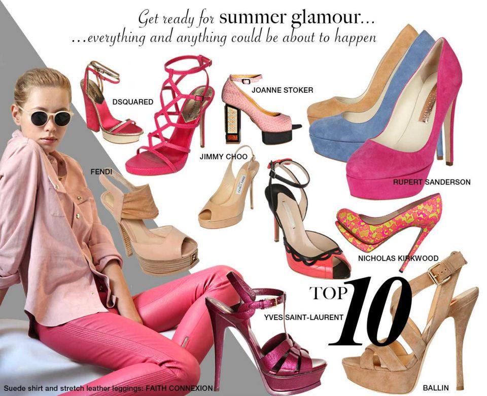 Top 10 Women Shoes: Get Ready for Summer Glamour Shoes