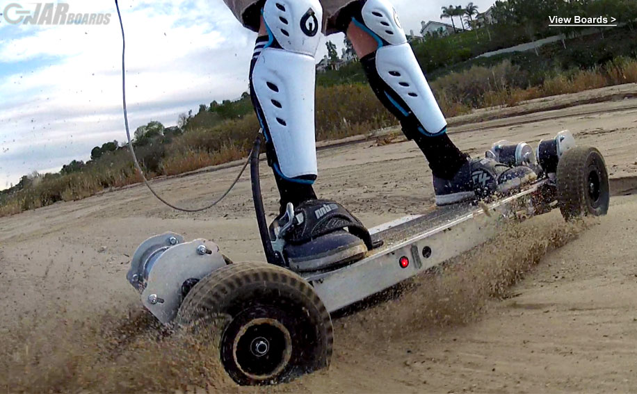 The Trail Rider 4WD Electric Skateboard