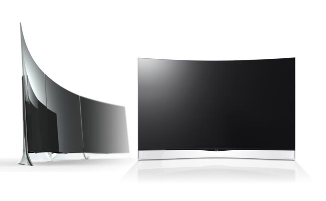 Curved TVs to show in January