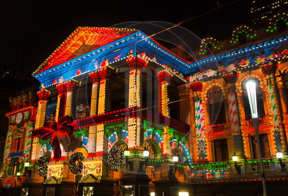 Technical Direction Company Play of Light Brightens up Australia Christmas