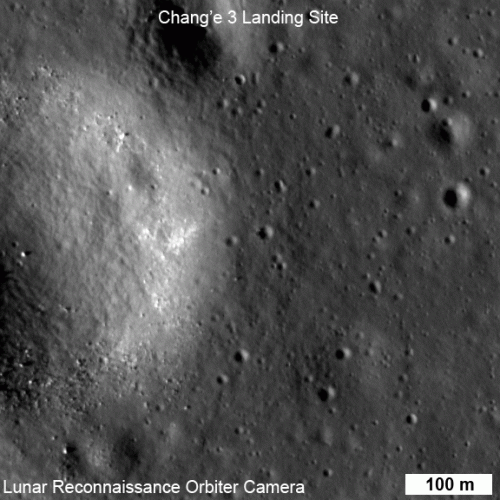 China's Lunar Lander Spotted by Orbiting Spacecraft