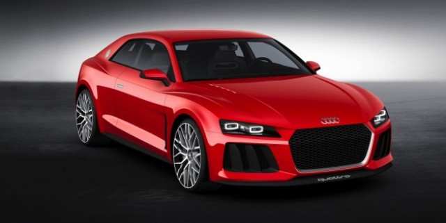 Audi Sport Quattro Eyes Production with Vegas-Bound Laser Light Concept