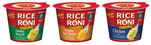 Rice-a-Roni Launches Single-Serve Flavored Rice Cups in US