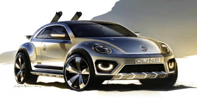 Volkswagen Beetle Dune Concept: Rugged Bug Teased
