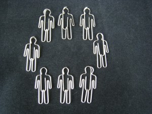 Man Shaped Paper Clips