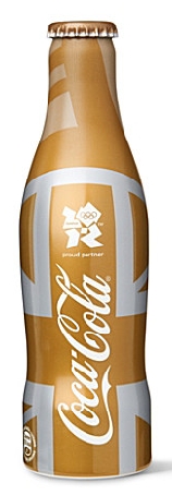 Gold Olympics Coca-Cola Bottle