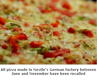 SWITZ: Nestle recalls Buitoni, Wagner pizza in Europe, Canada
