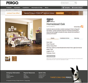 New Pergo Website Wins Gold and Silver Davey Awards