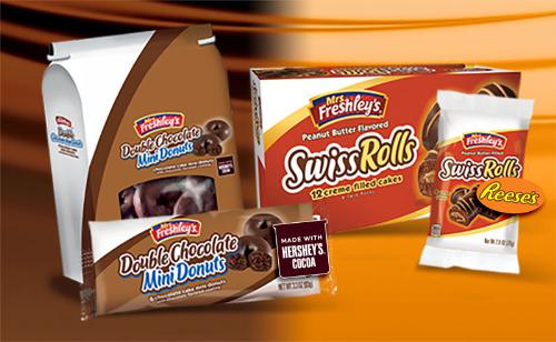 Mrs. Freshley's, Hershey Launch New Snack Cake Products