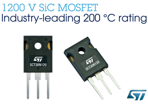 ST Unveils 1200V Sic Power Mosfets with 200&deg;c Temperature Rating