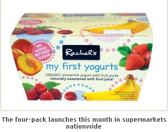 Rachel's Organic Relaunches My First Yoghurt Line