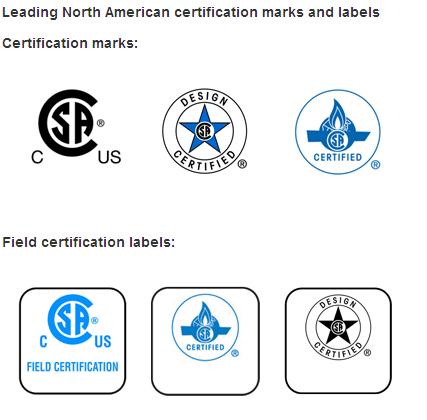 North American Marks & Labels of CSA
