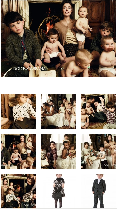 Bianca and The Kids: Dolce&Gabbana Bambino Debut Campaign