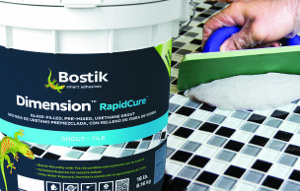 Bostik Introduces Dimension Rapidcure for Glass Mosaic
