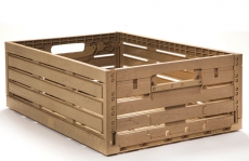 Polymer Logistics Introduces New Wood Effect Plastic Crate