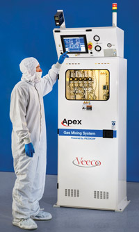 Veeco Launches Apex Gas Mixing System to Improve Process Control and Cut Costs at 20nm and Below