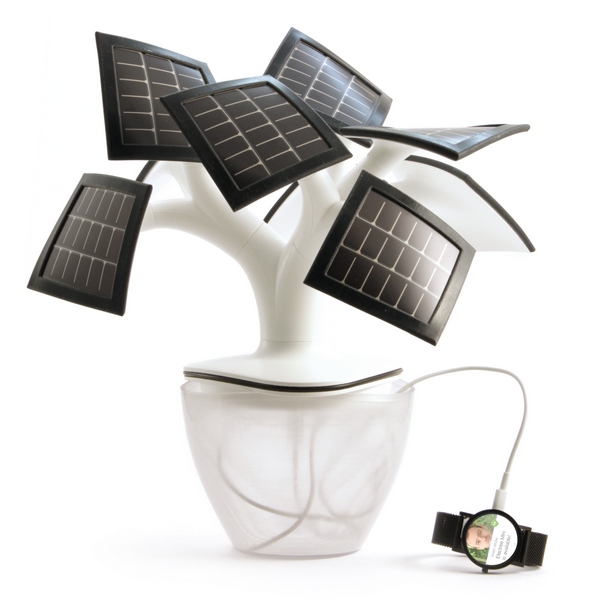 Mini Solar LED Tree Charger for Mobile Phones_1