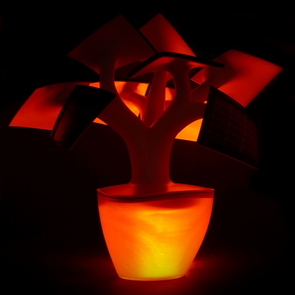 Mini Solar LED Tree Charger for Mobile Phones_2