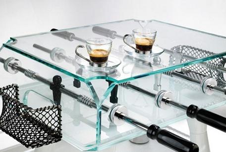 Crystal Football Table by Teckell_1