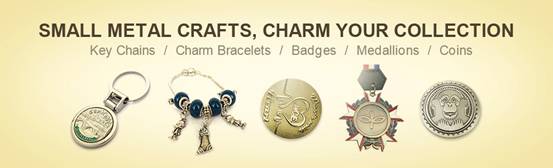 Small Metal Crafts, Charm Your Collection