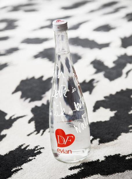 Diane Von Furstenberg X Evian Limited Edition Recyclable Bottle