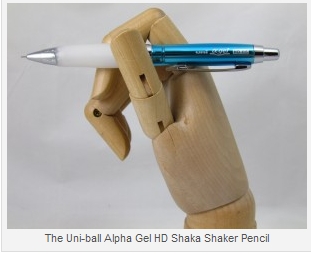 Uni Alpha Gel HD Shaker Mechanical Pencil. 5mm