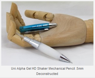 Uni Alpha Gel HD Shaker Mechanical Pencil. 5mm_1