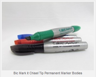 BiC Mark It Chisel Tip Permanent Markers