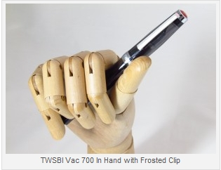 Twsbi Vac 700 Fountain Pen with EF Nib and Smoke Body_4